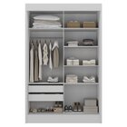 Guarda-roupa Infantil Flex 2 Portas 2 Gavetas Maya Espresso M