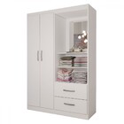 Guarda-roupa Infantil Gabe 2 Portas 2 Gavetas Com Espelho Bra