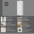 Guarda-roupa Infantil Girassol 2 Portas 2 Gavetas 100% Mdf Br