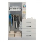 Guarda-roupa Infantil Hora De Aventura Com Cômoda 2 Portas 4