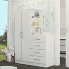 Guarda-roupa Infantil Hora De Aventura Com Cômoda 2 Portas 4