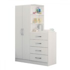 Guarda-roupa Infantil Hora De Aventura Com Cômoda 2 Portas 4