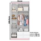 Guarda Roupa Infantil Iai110 Henn