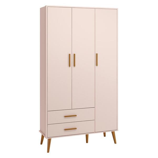 Guarda Roupa Infantil Isis 3 Portas E 2 Gavetas - Reller Móve