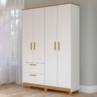 Guarda Roupa Infantil Jujuba 4 Portas E 2 Gavetas - Permóbili