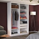 Guarda Roupa Infantil/juvenil 2 Portas 2 Gavetas Branco