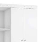 Guarda-roupa Infantil Kids 2pt 3gv Branco E Urso Rosa