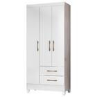 Guarda Roupa Infantil Lima E Cômoda Ms913 Branco Flex – Moval