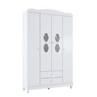 Guarda Roupa Infantil Lolly 4 Portas  Branco