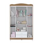Guarda Roupa Infantil Lolly 4 Portas  Branco/almendra