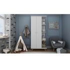 Guarda Roupa Infantil Lua Branco - Gelius