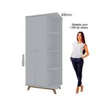 Guarda Roupa Infantil Lua Branco - Gelius