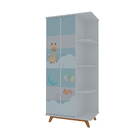 Guarda Roupa Infantil Lua Mundo Encantado 2 Portas - Gelius