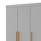 Guarda-roupa Infantil Ludmila 3 Pt 2 Gv Cinza