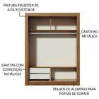 Guarda-roupa Infantil Madesa Bento 2 Portas De Correr 2 Gavet