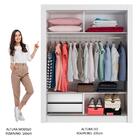 Guarda-roupa Infantil Madesa Bento 2 Portas De Correr 2 Gavet