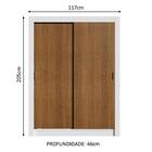 Guarda-roupa Infantil Madesa Bento 2 Portas De Correr 2 Gavet