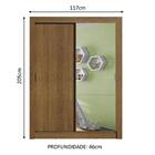 Guarda-roupa Infantil Madesa Bento 2 Portas De Correr Com Esp