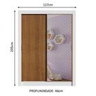 Guarda-roupa Infantil Madesa Bento 2 Portas De Correr Com Esp