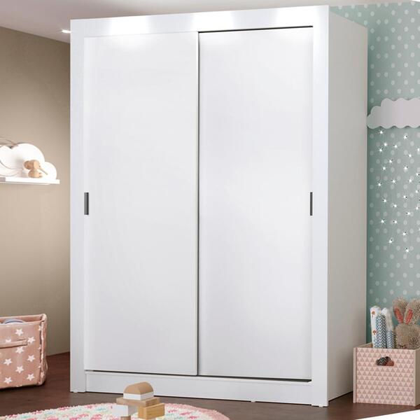 Guarda-roupa Infantil Madesa Enzo 2 Portas De Correr