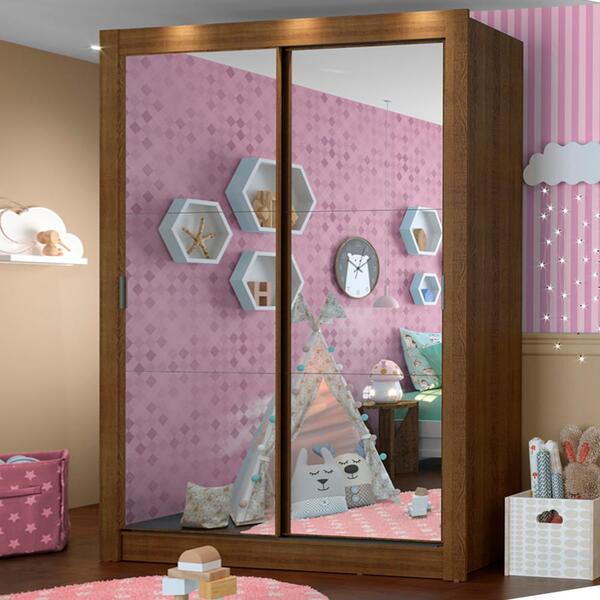 Guarda-roupa Infantil Madesa Enzo 2 Portas De Correr De Espel