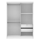 Guarda-roupa Infantil Madesa Nick 2 Portas De Correr - Branco