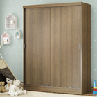 Guarda-roupa Infantil Madesa Nick 2 Portas De Correr - Rustic