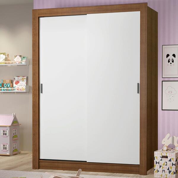 Guarda-roupa Infantil Madesa Theo 2 Portas De Correr 4 Gavetas