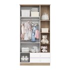 Guarda Roupa Infantil Magia 3 Portas 2 Gavetas Com Nichos Dec