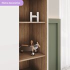 Guarda Roupa Infantil Magia 3 Portas 2 Gavetas Com Nichos Dec