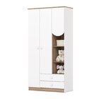 Guarda Roupa Infantil Magia 3 Portas 2 Gavetas Com Nichos Dec