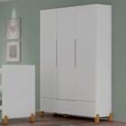 Guarda Roupa Infantil Melody Decor 3 Portas Branco