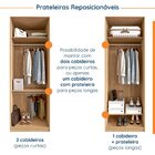 Guarda Roupa Infantil Modulado 2 Portas Com Cabideiro Joy Kid