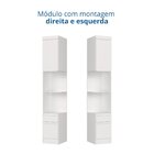 Guarda-roupa Infantil Modulado 6 Peças Infinity Branco Line
