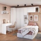 Guarda-roupa Infantil Modulado 6 Peças Infinity Branco Line