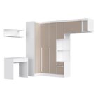 Guarda-roupa Infantil Modulado 6 Peças Infinity Branco Line/d