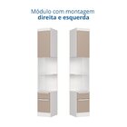 Guarda-roupa Infantil Modulado 6 Peças Infinity Branco Line/d
