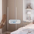 Guarda-roupa Infantil Modulado 6 Peças Infinity Branco Line/d