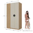 Guarda Roupa Infantil Modulado De Canto 2 Portas Joy Kids Cab