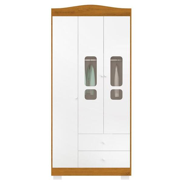 Guarda Roupa Infantil New Danny Plus 3 Portas E 2 Gavetas - R