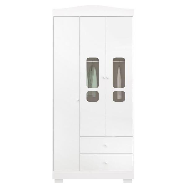 Guarda Roupa Infantil New Danny Plus 4 Portas E 2 Gavetas - R