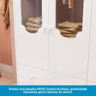 Guarda-roupa Infantil Noah New Com Janela 4 Pt 4 Gv Branco