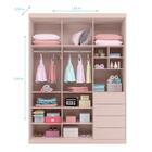 Guarda Roupa Infantil Pérola - Phoenix Baby