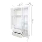 Guarda-roupa Infantil Portugal 3 Pt 2 Gv Branco