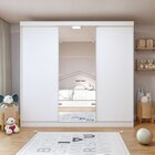 Guarda Roupa Infantil Premium Elô 205,9cm Elô Com Espelho 3 P