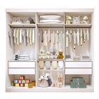 Guarda Roupa Infantil Premium Thalia 205,9cm 3 Portas 4 Gavet