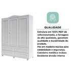 Guarda-roupa Infantil Provençal 3 Portas Paris Branco
