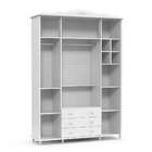 Guarda-roupa Infantil Provence 4 Pt Branco Soft