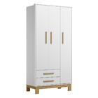 Guarda Roupa Infantil Q Encanto Slim 3 Portas E 2 Gavetas - Q