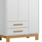 Guarda Roupa Infantil Q Encanto Slim 3 Portas E 2 Gavetas - Q